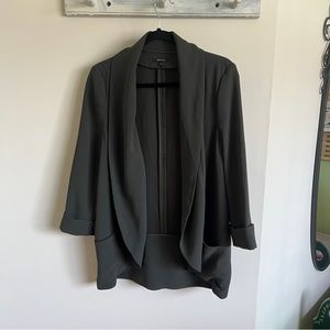RW&CO green blazer / kaki blazer / jacket / cardigan / veste verte